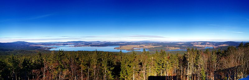 Panorama Lipno - autor Stefan Lew - dílo volné